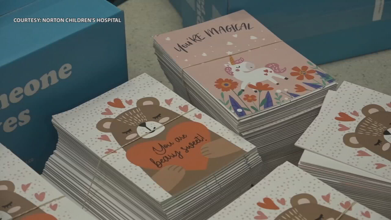 Norton Children's collecting Valentine greetings for patients through Feb. 9